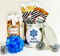 Sensational Holiday Popcorn Tins ($25 & Up)